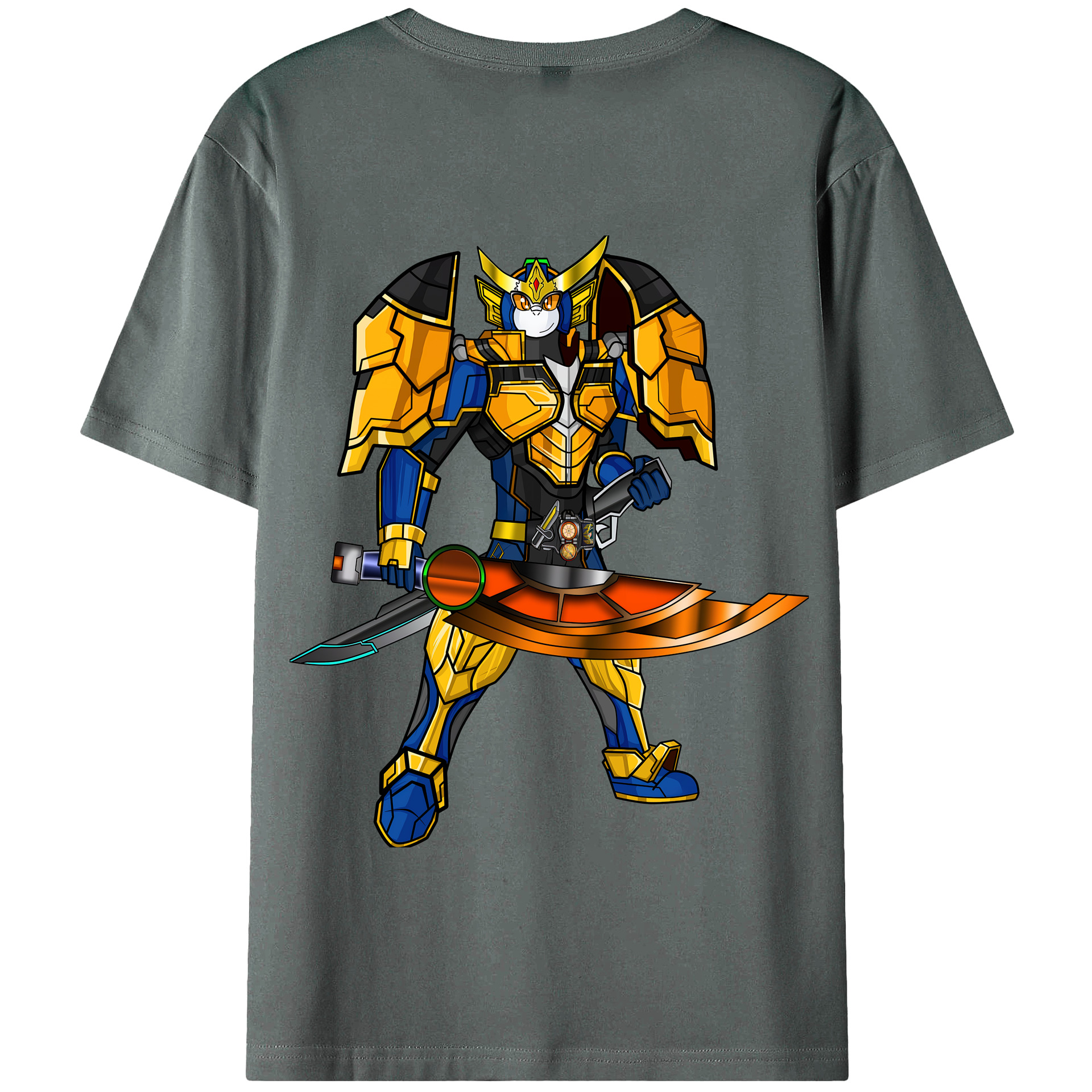 （画像用） Digimon デジタルモンスター/デジモン 綿100％半袖Tシャツ（背面プリント）
